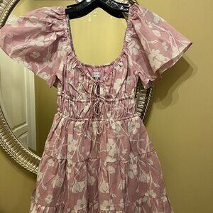 SABO SKIRT Babydoll Mini Dress